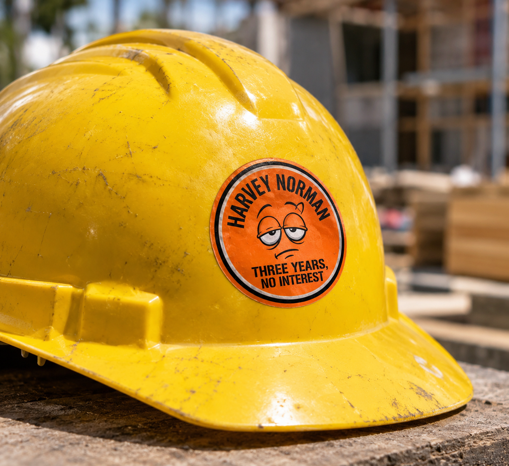 Hi-Vis Humour — Tradie Nickname Sticker Sheet