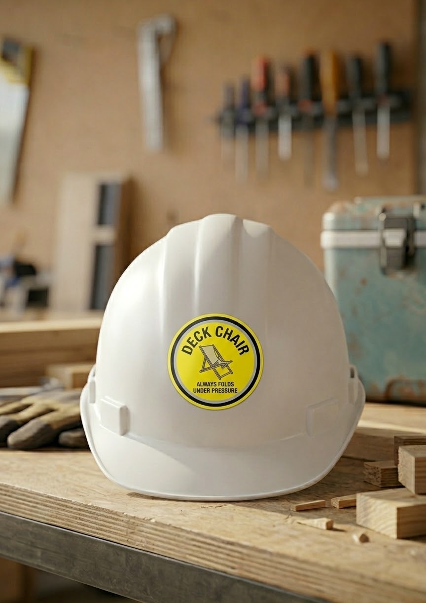 Hi-Vis Humour — Tradie Nickname Sticker Sheet